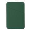 Чехол для карты на телефон, самоклеящийся 65 х 97 мм, зеленый, PU soft touch (Изображение 1)