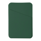 Чехол для карты на телефон, самоклеящийся 65 х 97 мм, зеленый, PU soft touch