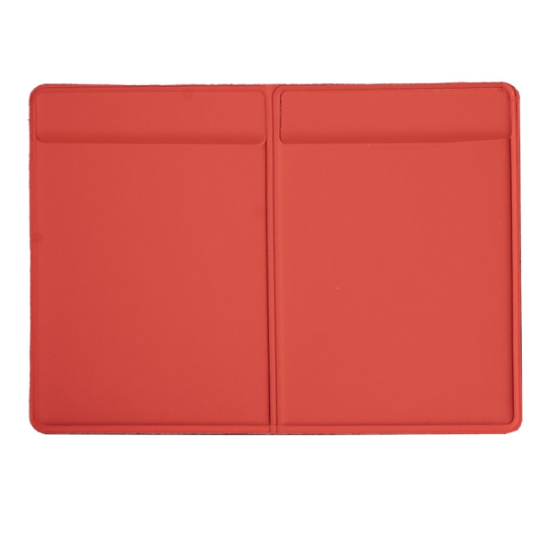 Чехол для автодокументов, 9.3 х 12.8 см, PU soft touch, красный (Изображение 1)