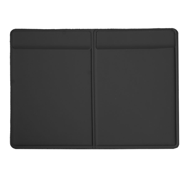 Чехол для автодокументов, 9.3 х 12.8 см, PU soft touch, черный (Изображение 1)