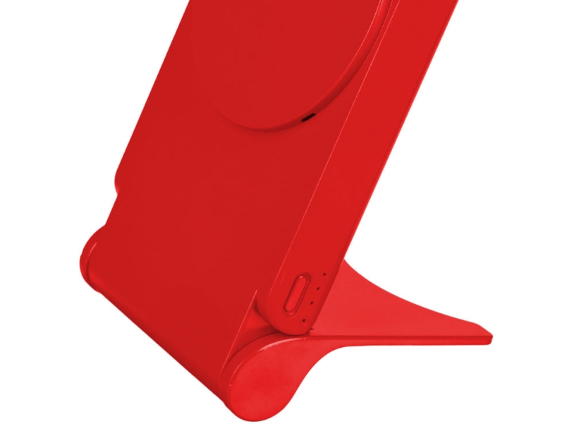 Магнитный внешний аккумулятор MagnIQ, 5000 mAh (красный)  (Изображение 6)