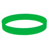 Браслет силиконовый FEST; 20 x 1,2 x 0,2 см; зеленый; силикон; гравировка (Изображение 1)