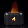 Увлажнитель-ароматизатор Fire Flick с имитацией пламени, черный (Изображение 1)