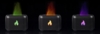 Увлажнитель-ароматизатор Fire Flick с имитацией пламени, черный (Изображение 11)