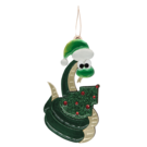 Ёлочная Игрушка Змея (зеленый)