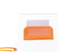 Влагостойкий чехол Repel (оранжевый/прозрачный)  (Изображение 3)
