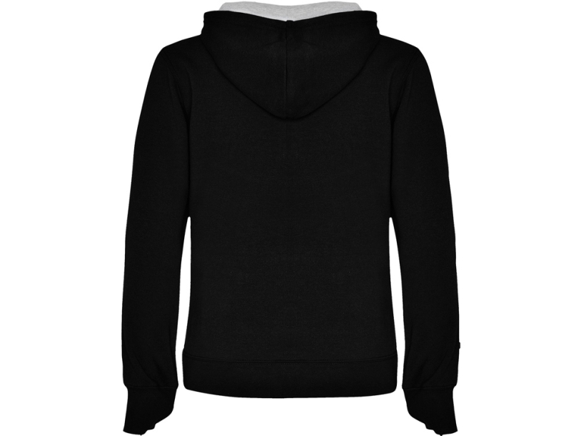 Толстовка с капюшоном Urban женская (черный/серый меланж) 2XL (Изображение 2)