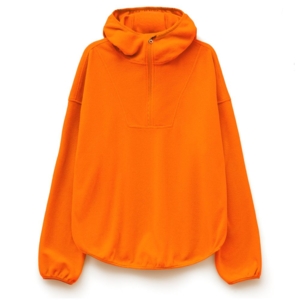 Анорак флисовый унисекс Fliska, оранжевый, размер XL/XXL