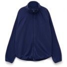 Куртка флисовая унисекс Fliska, темно-синяя, размер M/L