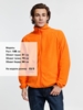 Куртка флисовая унисекс Fliska, оранжевая, размер XS/S (Изображение 6)