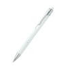 Ручка металлическая Ingrid софт-тач, белая-S (Изображение 1)