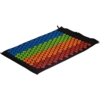 Массажный аккупунктурный коврик с валиком Iglu, разноцветный (Изображение 4)