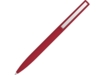 Ручка металлическая шариковая Bright F Gum soft-touch (красный)  (Изображение 1)