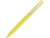 Ручка металлическая шариковая Bright F Gum soft-touch (желтый)  (Изображение 1)