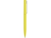 Ручка металлическая шариковая Bright F Gum soft-touch (желтый)  (Изображение 4)
