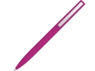 Ручка металлическая шариковая Bright F Gum soft-touch (розовый) 