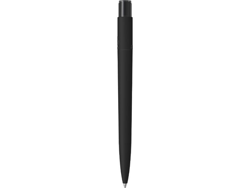 Ручка металлическая шариковая RECYCLED PET PEN PRO K transparent GUM soft-touch (черный)  (Изображение 3)