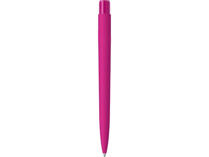 Ручка металлическая шариковая RECYCLED PET PEN PRO K transparent GUM soft-touch (розовый)  (Изображение 4)