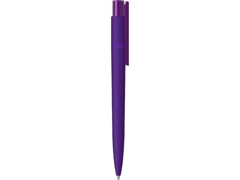 Ручка металлическая шариковая RECYCLED PET PEN PRO K transparent GUM soft-touch (фиолетовый)  (Изображение 2)