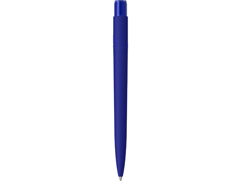 Ручка металлическая шариковая RECYCLED PET PEN PRO K transparent GUM soft-touch (синий)  (Изображение 3)
