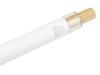 Ручка шариковая из переработанного алюминия Blossom (белый)  (Изображение 4)