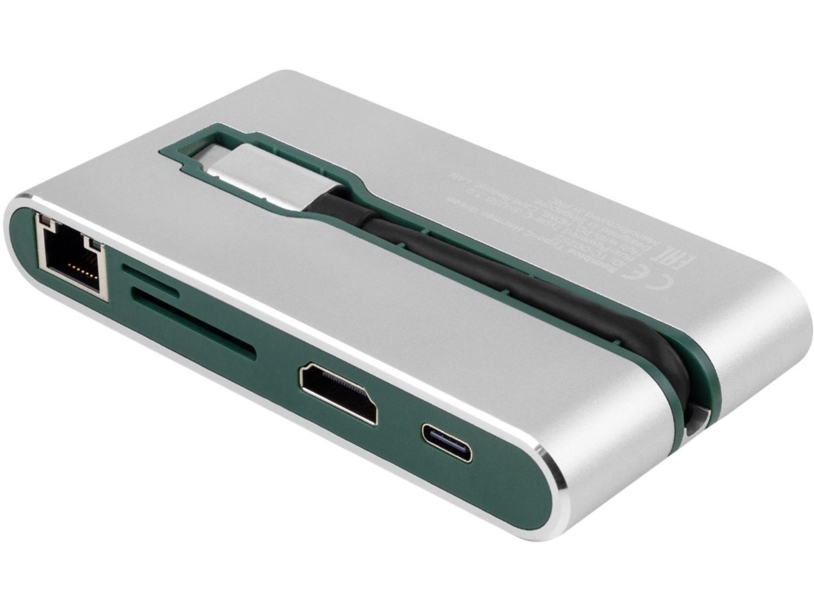 Хаб USB Rombica Type-C Hermes Green (Изображение 3)