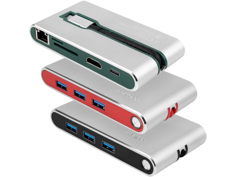 Хаб USB Rombica Type-C Hermes Green (Изображение 4)