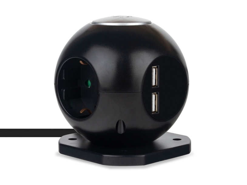 Сетевой фильтр Rombica NEO SPHERUM Black (Изображение 1)