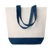 Холщовая пляжная сумка 280г/м2 (синий) (Изображение 1)