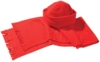 Комплект Unit Fleecy: шарф и шапка, красный (Изображение 1)