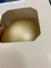 УЦЕНКА! Елочный шар Finery Matt, 8 см, матовый золотистый (Изображение 3)