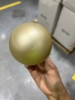 УЦЕНКА! Елочный шар Finery Matt, 8 см, матовый золотистый (Изображение 5)