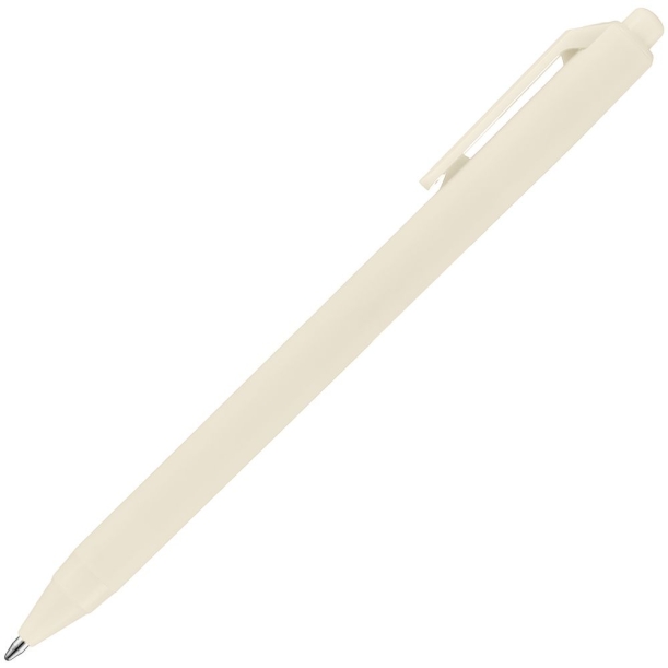 Ручка шариковая Cursive Soft Touch, бежевая (Изображение 2)
