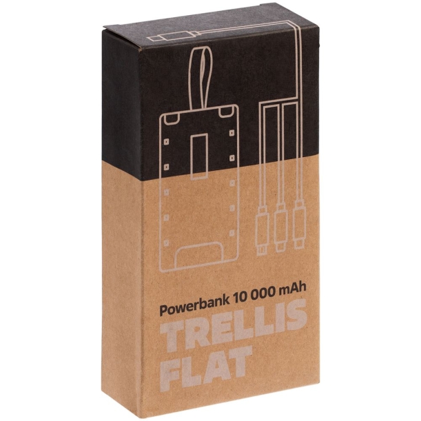 Аккумулятор Trellis Flat 10000 мАч, синий (Изображение 9)