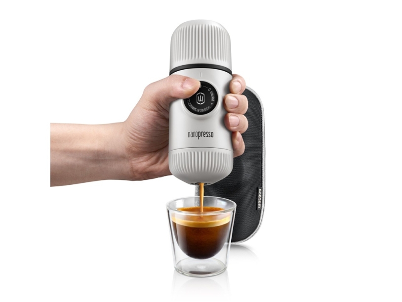 Ручная мини кофемашина Nanopresso Elements (белый)  (Изображение 1)