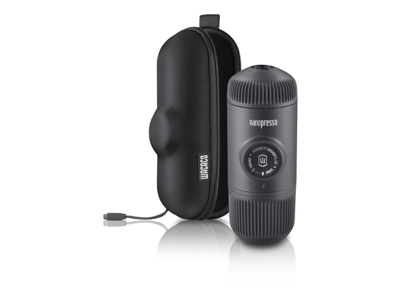 Ручная мини кофемашина Nanopresso + кейс для хранения (черный)  (Изображение 1)