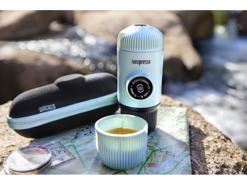Ручная мини кофемашина Nanopresso Elements (голубой)  (Изображение 4)