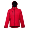 Куртка софтшелл мужская Zagreb, красная, размер L (Изображение 2)