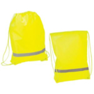 Рюкзак &quot;Safety&quot; со светоотражающей полосой; флуоресцентный желтый; 34х42 см; полиэстер 210D