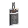 Зарядное (22.5W) устройство "Link" 10000 mAh с прозрачным корпусом, цифровым индикатором заряда и встроенными Type-C/Lightning кабелями (белый/черный) (Изображение 5)