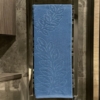 Полотенце махровое «Флора», большое, синее (Изображение 2)