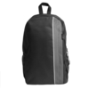 Рюкзак PLUS, чёрный/серый, 44 x 26 x 12 см, 100% полиэстер 600D (Изображение 1)