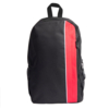 Рюкзак PLUS, чёрный/красный, 44 x 26 x 12 см, 100% полиэстер 600D (Изображение 1)
