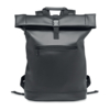 Рюкзак для ноутбука PU Rolltop (черный) (Изображение 1)