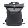 Рюкзак для ноутбука PU Rolltop (черный) (Изображение 1)