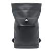 Рюкзак для ноутбука PU Rolltop (черный) (Изображение 6)