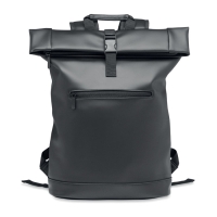 Рюкзак для ноутбука PU Rolltop (черный)
