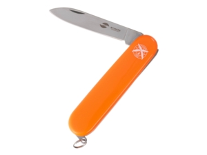 Нож перочинный, 90 мм, 2 функции (оранжевый) 