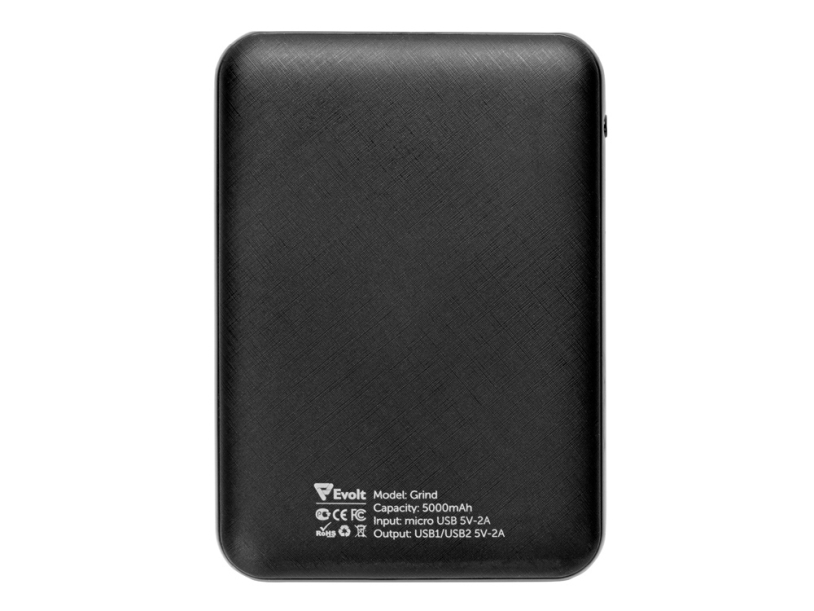 Портативное зарядное устройствоGrind, 5000 mAh, черный (Изображение 6)