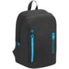 Складной рюкзак Compact Neon, черный с голубым (Изображение 1)